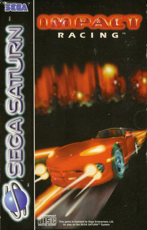 Impact Racing box art for Sega Saturn